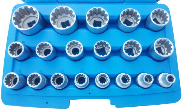 Hovedbilde Spline pipe sett 8 -32mm