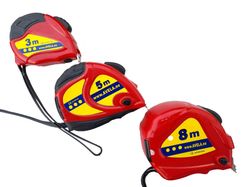 3stk Målband i str. 3m - 5m - 8m